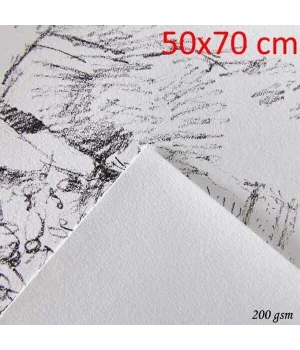 Canson 1557 Resim Çizim Kağıdı 200 gr. 50x70 cm. 10lu Paket