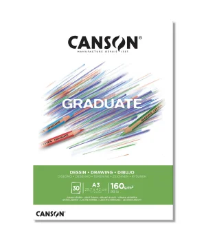 Canson Graduate Drawing Eskiz Çizim Defteri 160 gr. A3 30 Sayfa