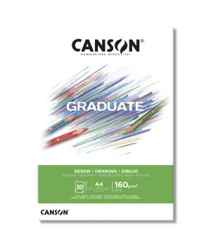 Canson Graduate Drawing Eskiz Çizim Defteri 160 gr. A4 30 Sayfa