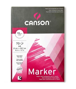 Canson Marker Defteri Pad Layout Blok A4 70 gr. 70 Sayfa