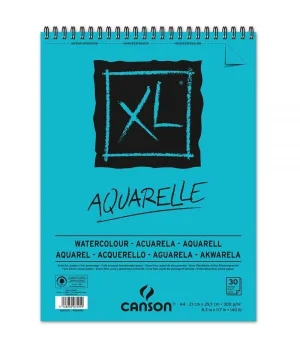 Canson XL Aquarelle Spiralli Sulu Boya Defteri Blok 300 gr. A4 30 Sayfa