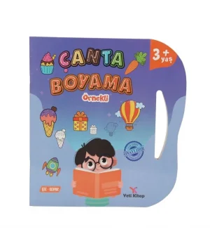 Çanta Kitap Boyama Kitabı Örnekli
