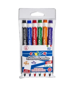 Carioca Beyaz Tahta Kalemi 6 Renk 4,5 mm 42921