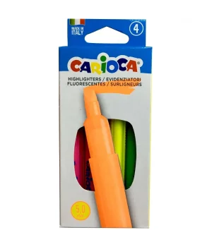 Carioca Fosforlu Renkler İşaretleme Kalemi 4 Renk 42867