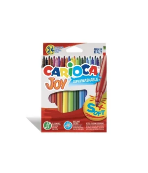 Carioca Joy Süper Yıkanabilir Keçeli Boya Kalemi 24 Renk