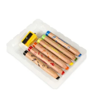 Carioca Jumbo Bebek Ahşap Gövdeli Boya Kalemi 6'lı