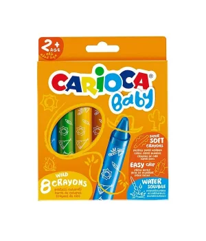 Carioca Jumbo Bebek Yumuşak Pastel Boya 8'li