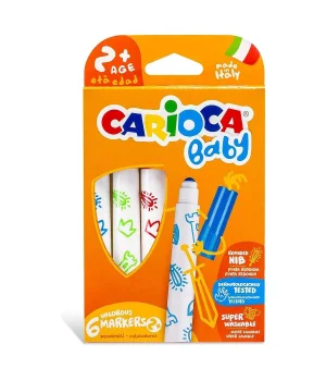 Carioca Jumbo Keçeli Boya Kalemi 6'lı