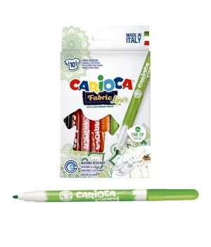 Carioca Keçeli Kumaş Boyama Kalemi Seti 10'lu