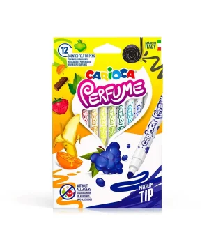 Carioca Kokulu Keçeli Boya Kalemi 12'li