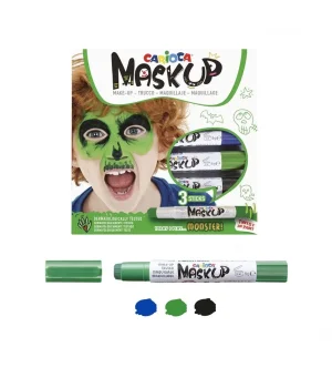 Carioca Mask Up Yüz Boyası 3 Renk Monster