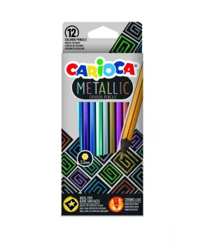 Carioca Metalik Kuru Boya 12 Renk