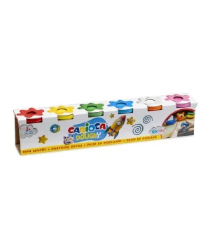 Carioca Oyun Hamuru 6 Renk x 110 gr.