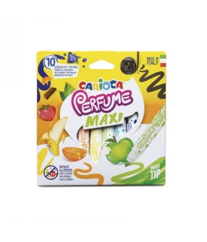 Carioca Perfume Maxi Kokulu Jumbo Keçeli Boya Kalemi 10 Renk
