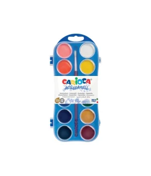 Carioca Sulu Boya 12 Renk 30 mm. + 1 Fırça