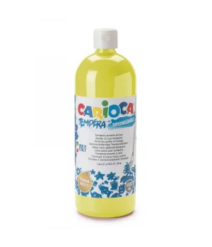 Carioca Tempera Yıkanabilir Poster Boya 1000 ml. AÇIK SARI