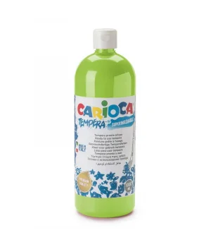 Carioca Tempera Yıkanabilir Poster Boya 1000 ml. AÇIK YEŞİL