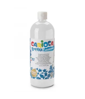 Carioca Tempera Yıkanabilir Poster Boya 1000 ml. BEYAZ