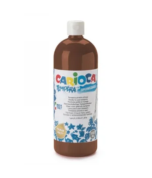 Carioca Tempera Yıkanabilir Poster Boya 1000 ml. KAHVERENGİ