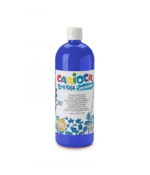 Carioca Tempera Yıkanabilir Poster Boya 1000 ml. KOYU MAVİ