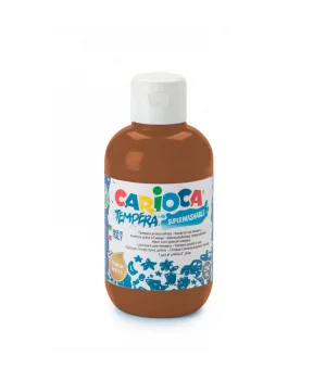 Carioca Tempera Yıkanabilir Poster Boya 250 ml. KAHVERENGİ