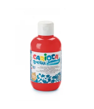 Carioca Tempera Yıkanabilir Poster Boya 250 ml. KIRMIZI