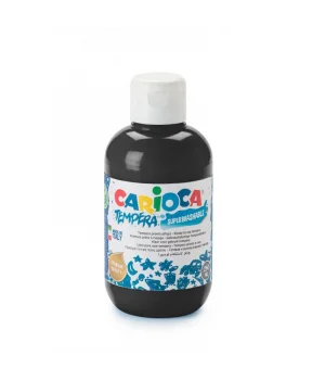 Carioca Tempera Yıkanabilir Poster Boya 250 ml. SİYAH