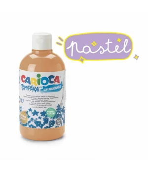 Carioca Tempera Yıkanabilir Poster Boya 500 ml. PASTEL TURUNCU