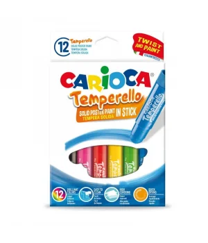 Carioca Temperello Stick Poster Boyama Kalemi 12 Renk