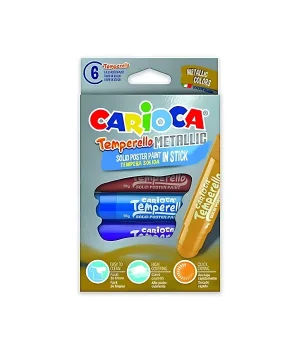 Carioca Temperello Stıck Poster Boyama Kalemi Metalik 6’lı