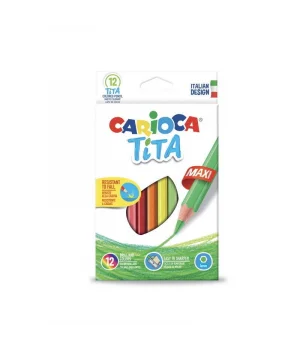 Carioca Tita Maxi Kuru Boya Kalemi 12 Renk
