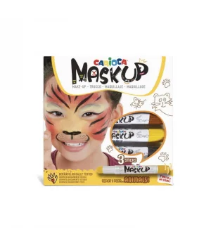 Carioca Yüz Boyası 6 gr. 3 Renk ANIMALS