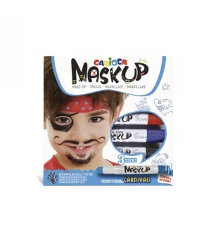 Carioca Yüz Boyası 6 gr. 3 Renk PRINCESS
