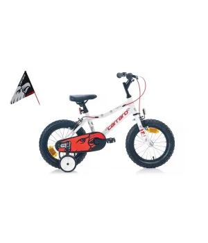 Carraro Red Eagle 14 Jant Çocuk Bisikleti Beyaz-Kırmızı-Gümüş