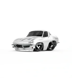 CarTuned S2 1963 Chevy Corvette Stingray - Beyaz Muscle Araba