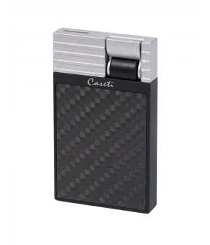 Caseti Siyah Karbon Slim Perde Alev Tek Torch CA578B(1) - Parmida