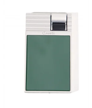 Caseti Yeşil Gümüş Slim Perde Alev Tek Torch CA578B(8) - Parmida