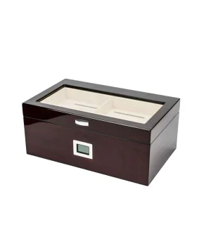 Cedar Alman Puro Kutusu Humidor Parlak Kiraz 80s