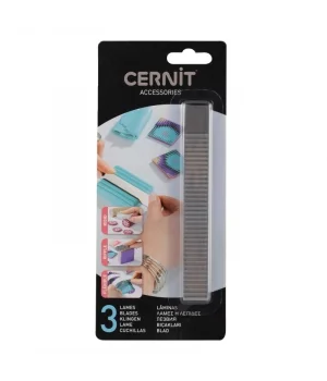 Cernit Cutter Polimer Kil Kesme Bıçakları 3lü Set (Sert, Esnek ve Tırtıklı)