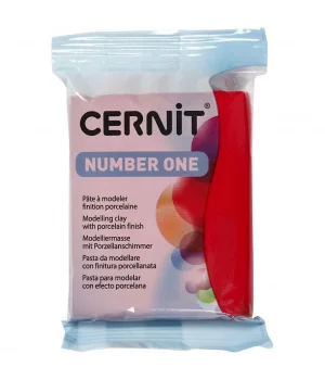 Cernit Number One Polimer Kil 463 X-Mas Red