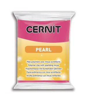Cernit Pearl (Pırıltılı) Polimer Kil 460 Magenta
