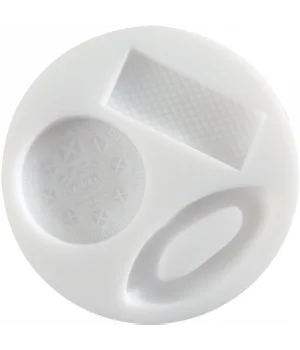 Cernit Silicone Mould Silikon Polimer Kil Kalıbı COOKIES & WAFFLE