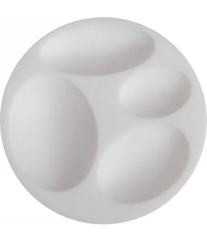 Cernit Silicone Mould Silikon Polimer Kil Kalıbı OVAL CABOCHONS