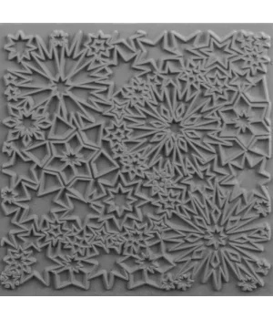 Cernit Texture Plate Silikon Polimer Kil Desen ve Doku Kalıbı 9x9 cm. CONSTELLATION