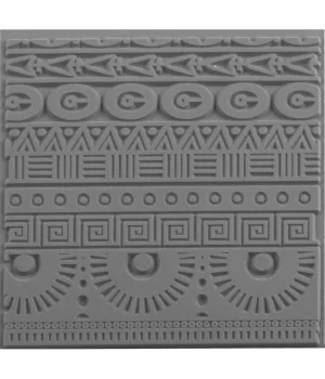 Cernit Texture Plate Silikon Polimer Kil Desen ve Doku Kalıbı 9x9 cm. GEOMETRICS