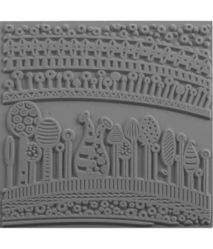 Cernit Texture Plate Silikon Polimer Kil Desen ve Doku Kalıbı 9x9 cm. HARMONY