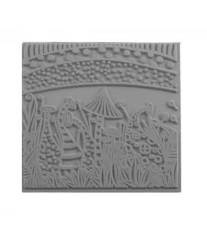 Cernit Texture Plate Silikon Polimer Kil Desen ve Doku Kalıbı 9x9 cm. NATURE