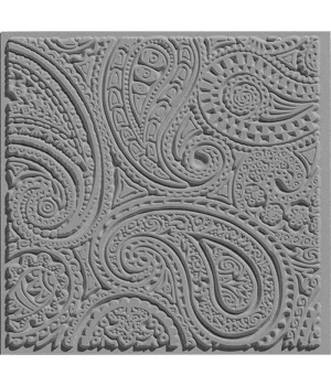 Cernit Texture Plate Silikon Polimer Kil Desen ve Doku Kalıbı 9x9 cm. PAISLEY