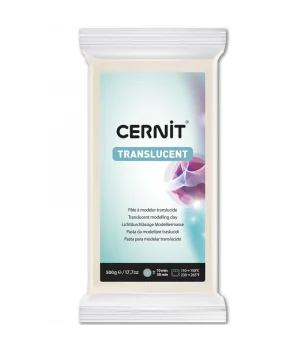 Cernit Translucent (Transparan) Polimer Kil 500 gr. 005 White