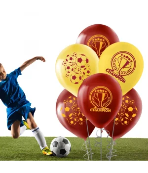 Champion Baskılı Sarı Kırmızı Pastel Balon 12